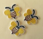 Mini Honey Bumble Bees (Trio Pack) B00DF2YW72 Iron-on and/or Sew-on Embroidered Badge Applique Motif Patch From PatchWOW